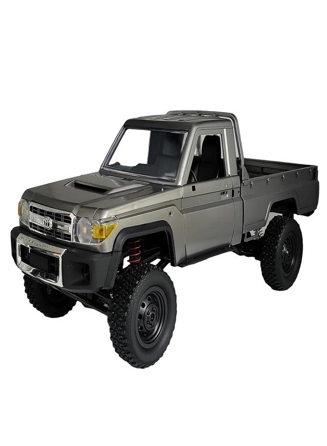 SVERTIBO 1/12 Scale RC Crawler, MN-82 Pro RTR RC Truck LC79 4x4 Off Road Vehicles 2.4GHz RC Rock Car with LED Lights for Adults Hobby Toys (Gray) - Image 1